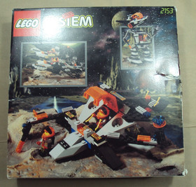 LEGO Space - Roboforce - Robo Stalker (2153) Manual + 2 minifigs + Box. Free S/H