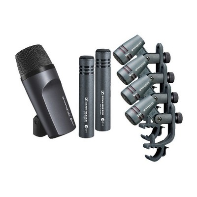 SENNHEISER EVOLUTION DRUM Set e600 Series Pro 7 Mic Live / Studio Pack with Case