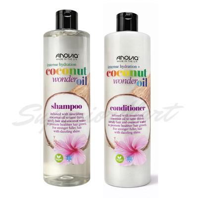 Anovia Hair Shampoo & Conditioner Intense Hydration Coconut Wonder Oil 415ml x2