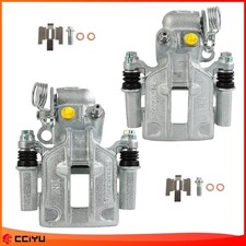 Pair Rear Disc Brake Calipers Wbracket For 1993-1999 Ford Taurus Left Right