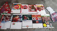 Lot of 10 Coca Cola Cardboard signs