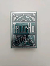 Kings Wild Project Emerald  Tally Ho Silver Edition Gilded Playing Cards