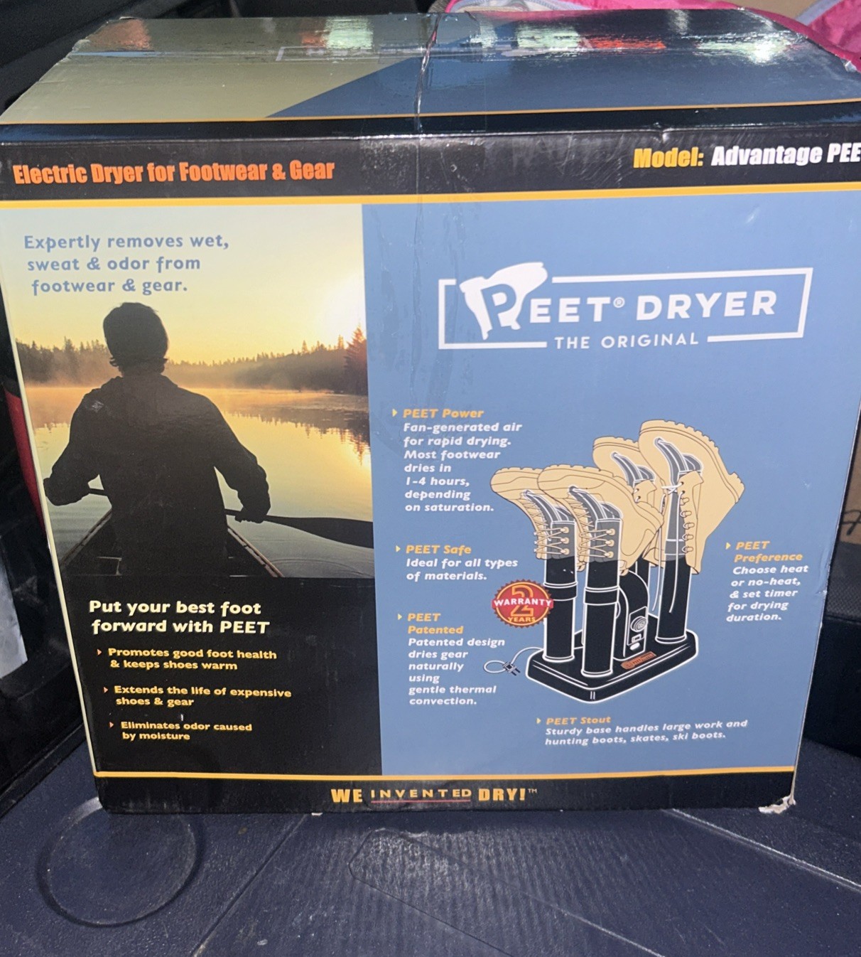 Advantage PEET Electric Shoe & Boot Dryer Brand New LQQK Ski Snow Hunt Fishing