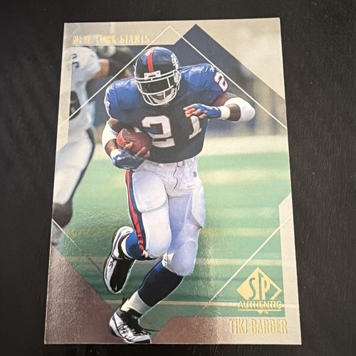Tiki Barber #137 1997 SP Authentic card