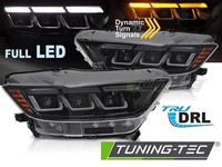Scheinwerfer Paar Ford Mustang Ab 2014 Bis 2017 Full LED DRL Schwarz - 42724799