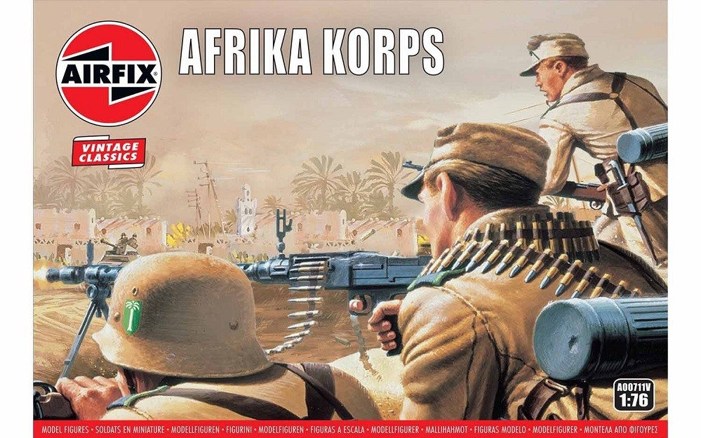 Airfix Vintage Classics 1/76 Boxed German Afrika Korps Unopened - Image 3