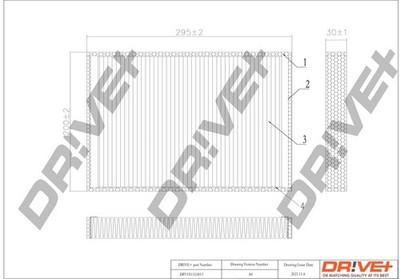 Dr!ve+ Innenraumfilter für Opel Zafira A F75_ 1.8 16V 2.2 Astra G CC F48_ F08_