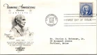 S08-5741, FAMOUS AMERICAN SERIES, ARTISTS: DANIEL CHESTER FRENCH, A/C FDC