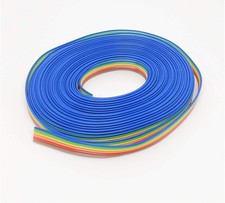 20 Feet 6P IDC Rainbow Color Flat Ribbon Cable for 2.54mm Pitch Connectors
