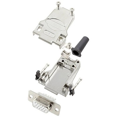 encitech DTZF09-HDS15-W-K 6355-8063-11 D-SUB Buchsenleisten-Set 180 ° Polzahl: