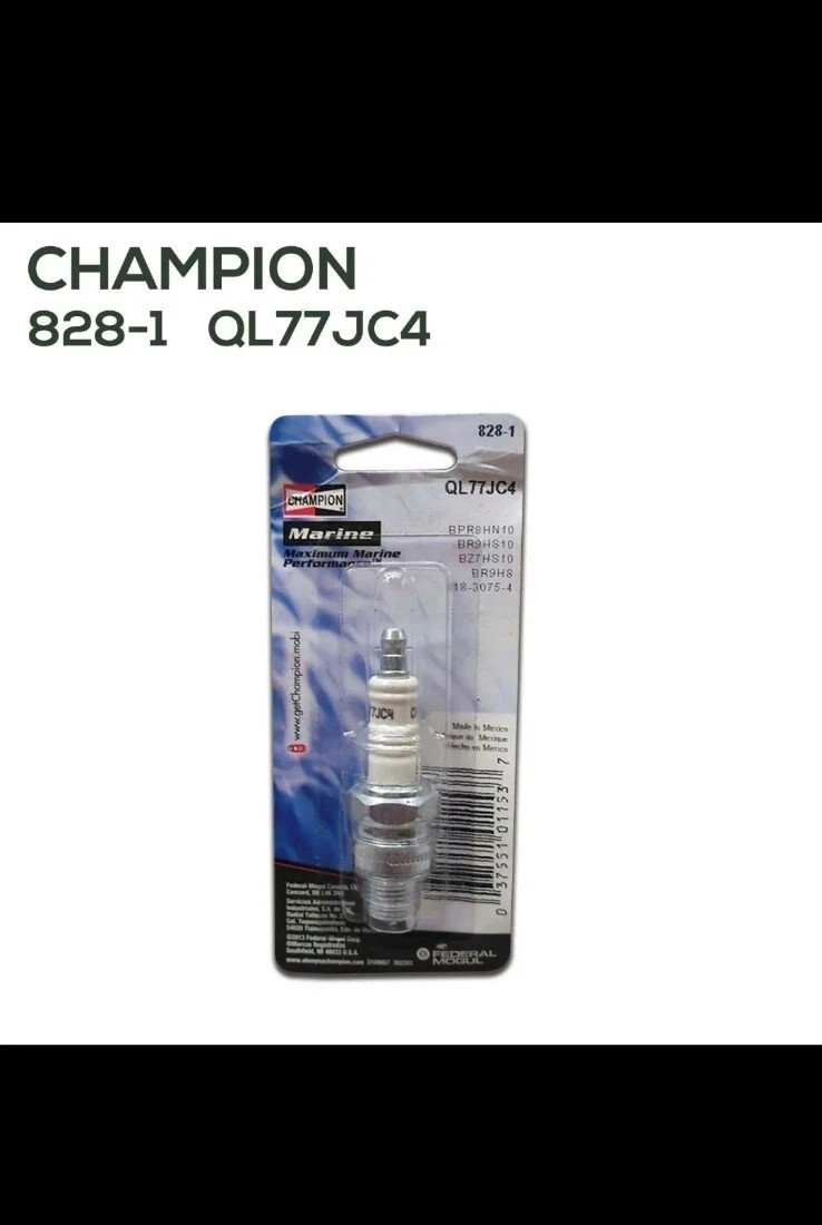 Champion 828-1 Spark Plug BMW R50/2 Kawasaki H1 Mach III Cobra BM50 CM50 Ski-Doo