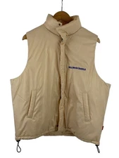 Rolling Cradle Down Vest/M/Polyester/Beige 12412