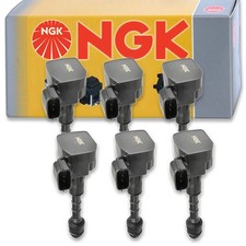 6 pc NGK 48929 U5123 Ignition Coils for UF401 UF-401 IGC0007 IC521 GN10246 mb