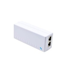 10Gbps PoE Injector - 30W IEEE 802.3af/at Compliant, PoE30W-White-10GB