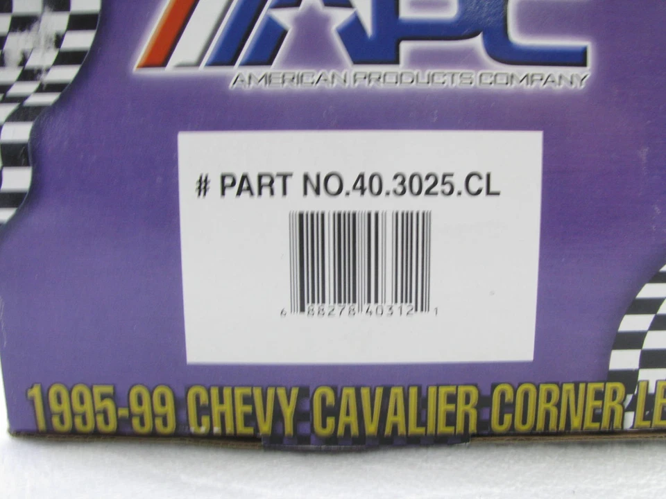 APC 前左/右侧标记灯透明镜片适用于 95-99 雪佛兰骑士 — 第 3/3 张图片