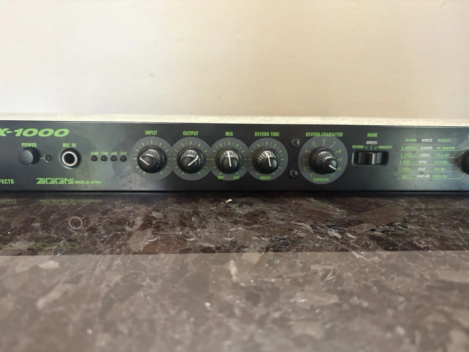 Zoom RFX-1000 RFX1000 Digital Reverb & Multi Effects w/ Power supply(100V) - Image 3 of 4