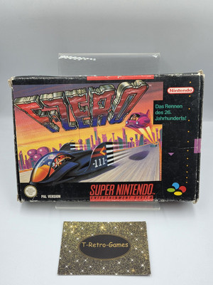 SNES Super Nintendo F-Zero mit OVP und Anleitung NOE