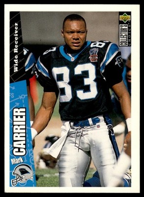 1996 Collector's Choice Mark Carrier Carolina Panthers #261 18921