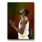 Kevin Durant #14 Art Card Limited 24/50 Vela Signed (Golden State Warriors)