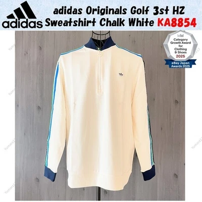 Adidas Originals Golf 3st HZ Sudadera Tiza Blanco KA8854 Japón Talla - Imagen 1 de 4