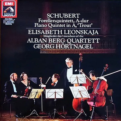 LP Schubert Forellenquintett, A-dur = Piano Quintet In A, Trout His Master