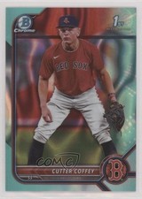 2022 Bowman Draft Chrome Aqua Lava Refractor 139/199 Cutter Coffey #BDC-200 0w3