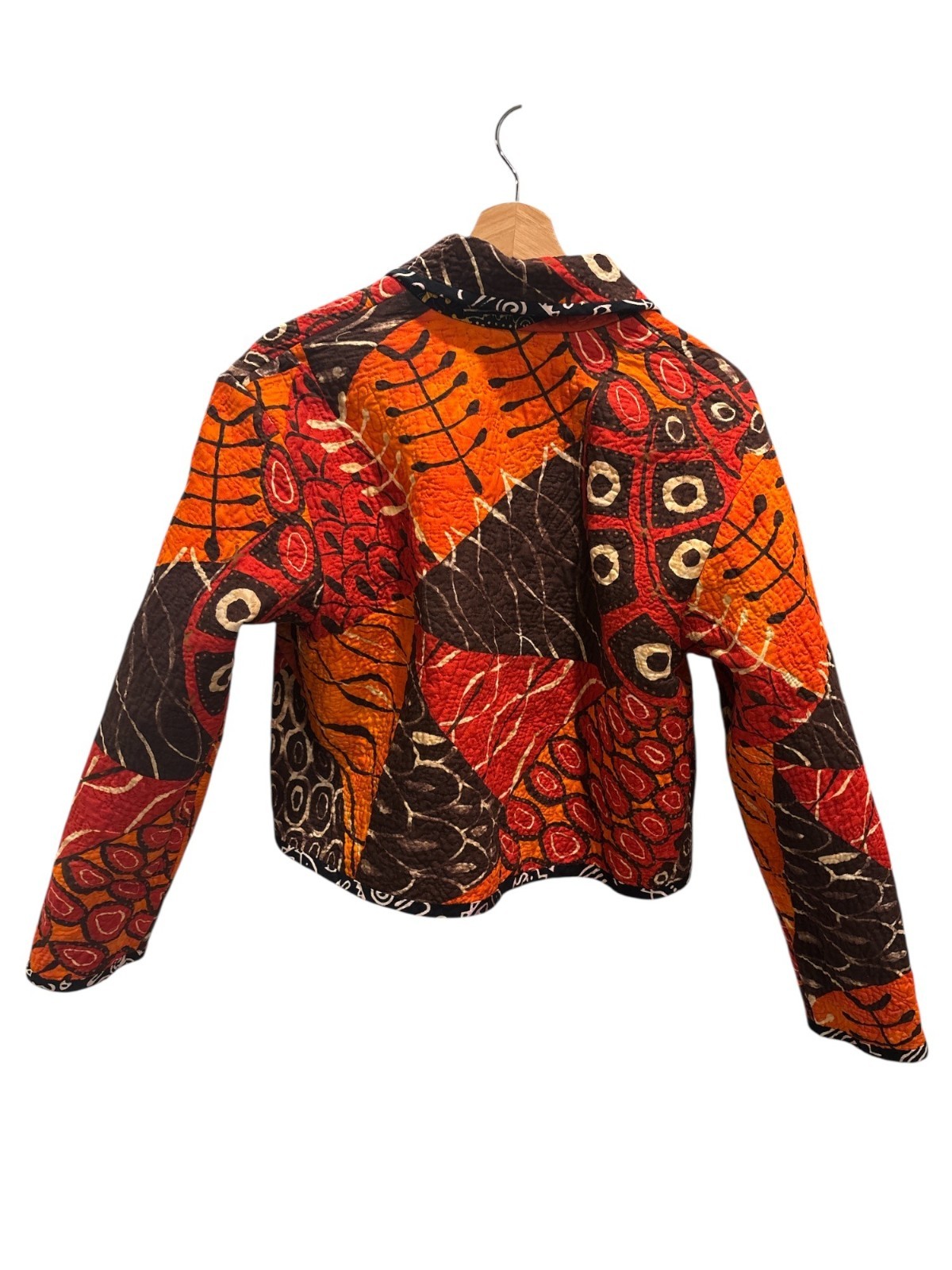 Reversible Handmade Patchwork Quilt Jacket Boho F… - image 3