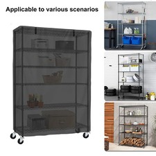 Waterproof Shelf Cover Outdoor Shelving Unit Dustproof Storage Wire Rack With