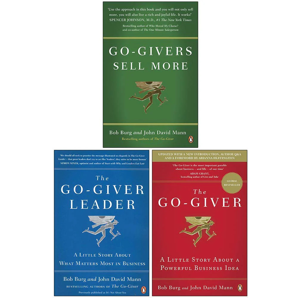 The Go-Giver Series by Bob Burg & John David 3 Books Collection Set (Go-G | TODO