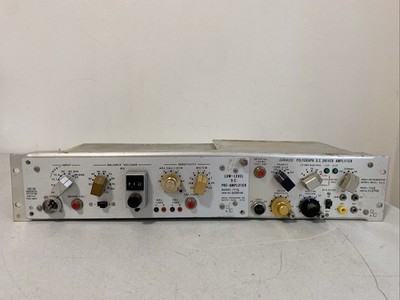 Grass Instruments Polygraph DC Driver Amplifier 7DAG, Pre-Amplifier 7P1L AS IS