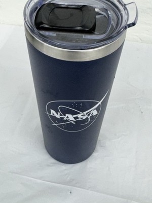 NASA One Color Logo Tumbler 20oz Vacuum Insulated Stainless  Leak Resistant Navy