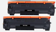 2 Pack 141A W1410A Toner WITH CHIP Fits for HP LaserJet MFP M140w M139w M110w AD