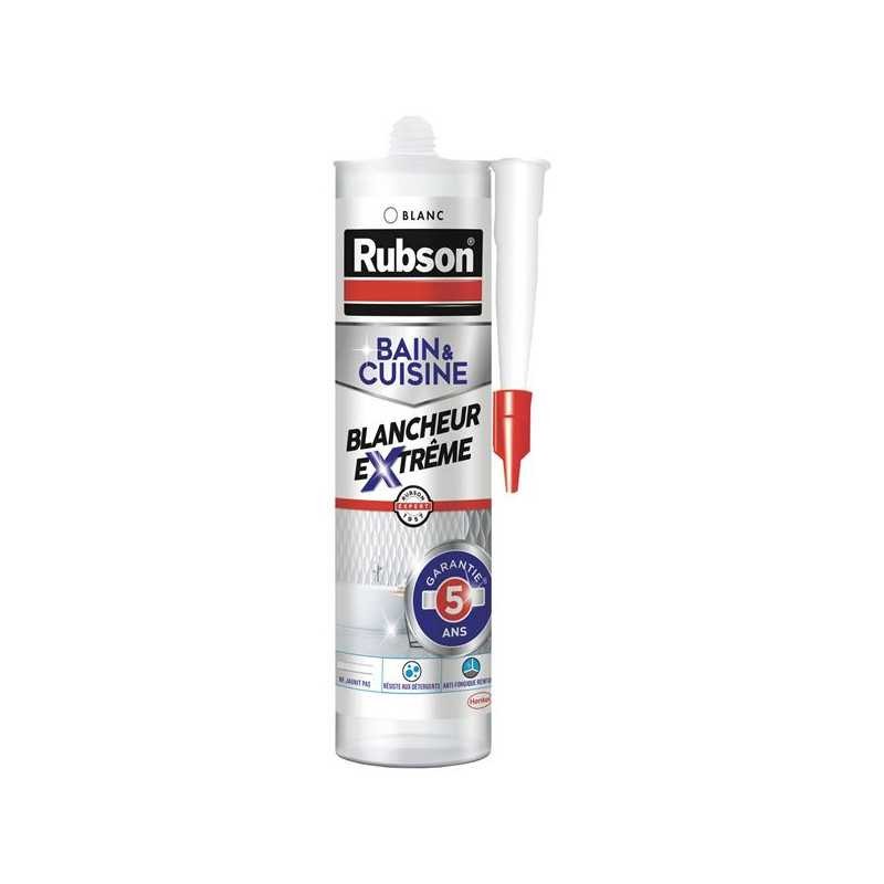 Mastic Rubson Blanc Extreme pour rénover les joints de cuisine