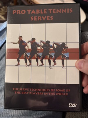 Rare Pro Table Tennis Serves DVD Serve Techniques Ping Pong 140 Serves