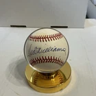Ted Williams Official American League Signed Baseball. Signed on Sweet Spot!