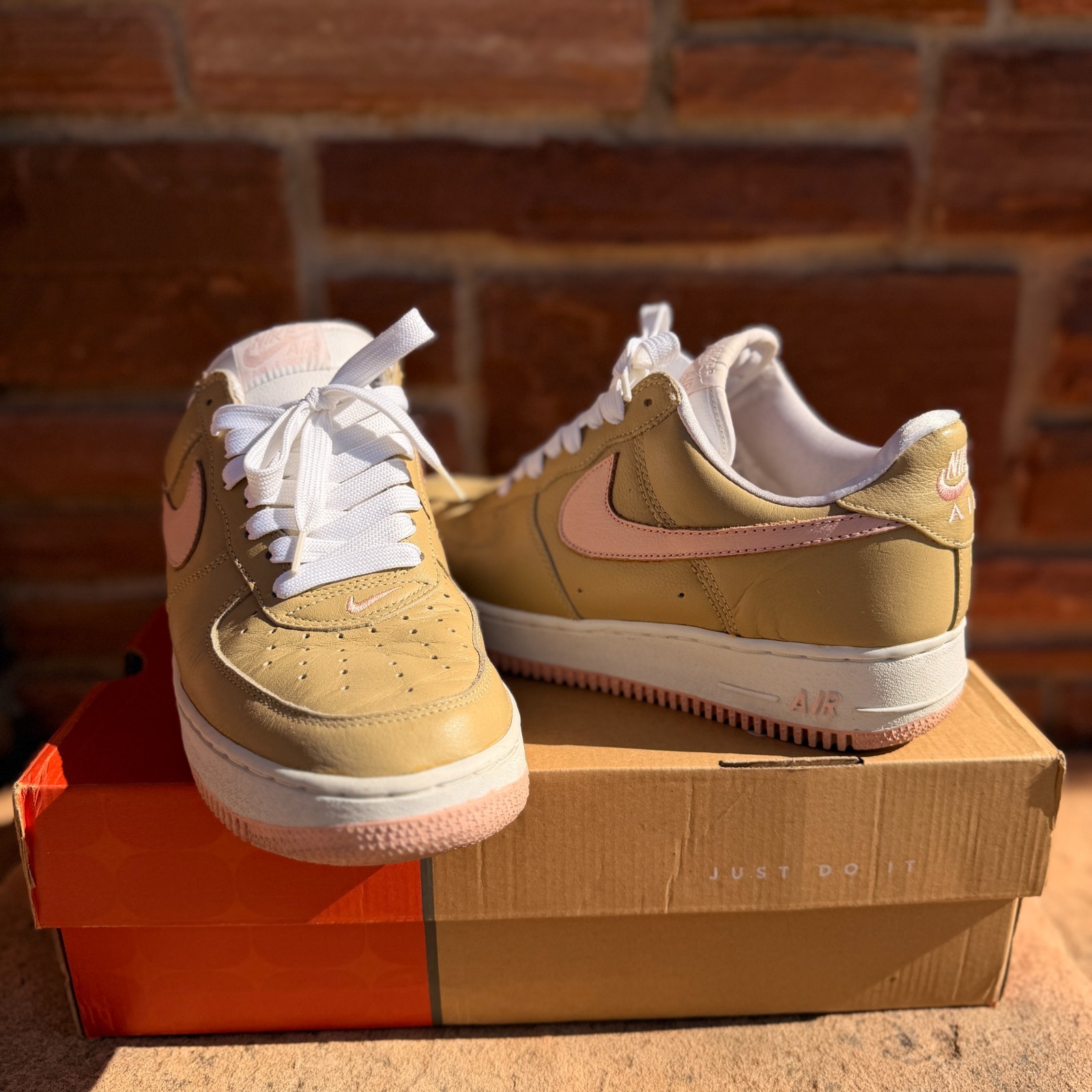 2001 Nike Air Force 1 Low Linen Atmostphere CO.JP Vintage Japan Exclusive OG 9 image 6