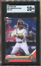 Andrew McCutchen 2023 Topps Now #491 Red Parallel #01/10 SGC Graded Gem Mint 10