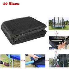 Trampoline Replacement Safety Net Housing Surround Outside Netting Mesh Black