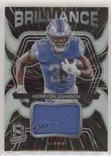 2020 Panini Spectra Brilliance Relics Hyper Prizm 21/75 Kerryon Johnson #7 0q3