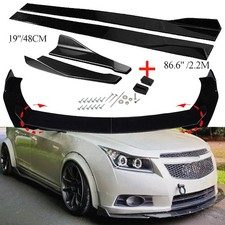 For Chevy Cruze 11-19 Front Bumper Rear Lip Spoiler Splitterside Skirtrear Lip For Chevy Cruze 11-19 Front Bumper Rear Lip Spoiler Splitterside Skirtrear Lip