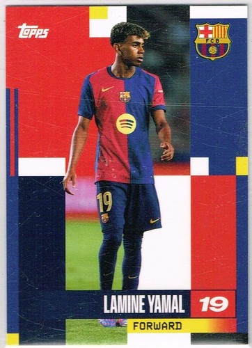 FC Barcelona Lamine Yamal #19 Home Kit 24/25 Authentic Soccer Name