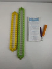 Provo Craft Knifty Knitter Long Loom Series  Loom Yellow And Green