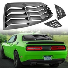 2008-2023 Rear Side Window Louver Windshield Sun Rear and Side Louver Black