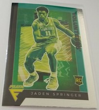 2021 Panini Chronicles Draft Picks JADEN SPRINGER Flux RC Base #245 76ers