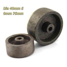 Dia 40mm 50mm 75mm Iron Wheel Disc Hub, Metal Cast Iron Wheels, Cart Casters,