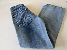 Ring of Fire Girls Jeans Size 12 Slim Fit Straight Leg Medium Wash