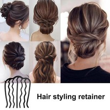 2Pcs Hair Comb Clips For Styling U Shaped Fine Hair Side French Twist Hair Combs