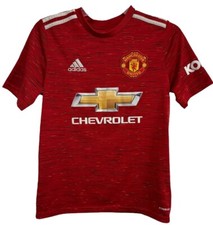 Adidas Manchester United 2020-2021 Soccer Jersey YOUTH SZ Large US