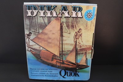 Dikar Quok Quock Vietnam Coastal Boat Model Kit 152 Mekong Ghe Luoi Rung