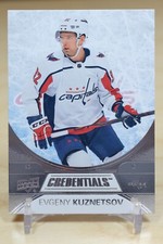 2021-22 UD Credentials Base #37 Evgeny Kuznetsov - Washington Capitals